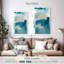 Verre de mer turquoise Avery II-108357023