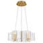 Kenzo - Lustre DEL - Finition bronze poli anodisé - Panneau de guidage de la lumière-1103343983-1103343953