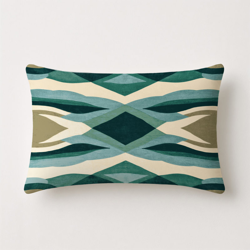 Radiant Eclipse Indoor And Outdoor Throw Pillow, Rectangle 14"H x 20"W