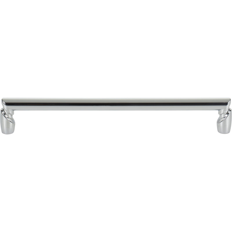 Florham Bar Pull, Polished Chrome, 7 9/16" Center to Center