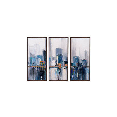 Decorative Framed MDF Painting (3 Pieces)