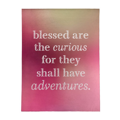 Quotes Chenille Indoor Rug