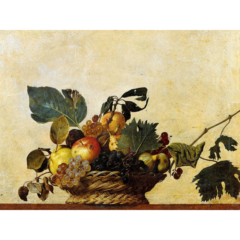 Basket Of Fruit by Caravaggio - Wrapped Canvas Print, 70cm H x 100cm W x 4cm D