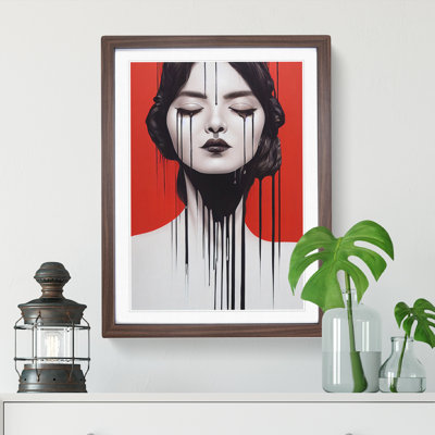 Painted Woman No.1 Abstract - Wall Art