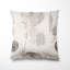 Coussin décoratif abstrait à motif de lignes équilibrées crème-125945231
