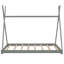 Lit plateforme House avec structure triangulaire-1333782638