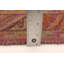 Tapis kaki noué à la main de conception unique 3 pi 7 po x 3 pi 11 po Joannamarie