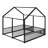 Metal House Platform Bed with Open Concept Design-128993121
