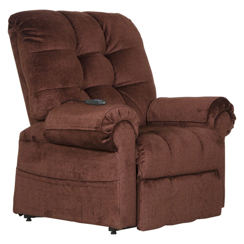 Antanina Power Lift Assist Upholstered Recliner, Red