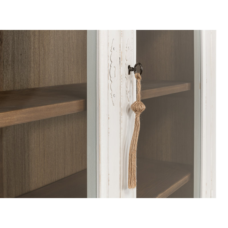 Wilkesville Solid Wood China Cabinet, White