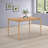 Rectangular Solid Wood Base Dining Table-846913182