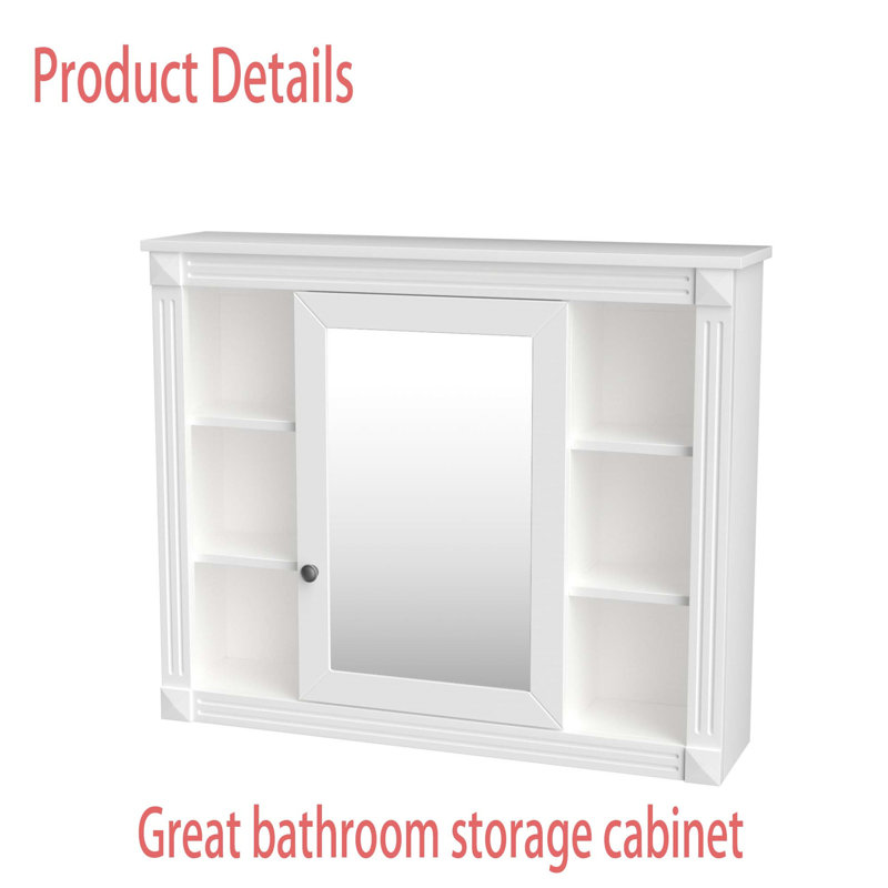 Armoire de salle de bain murale Dotti, Blanc