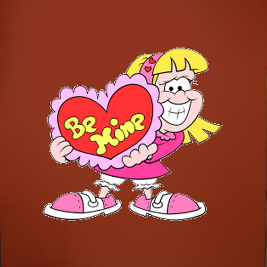 Adhésif décoratif Valentines Be Mine, H 48 po x l 46 po