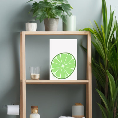 «Big Lime Vibrant Fruit», art mural