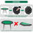 AVAWING 46.9'' 8 - Player Foldable Poker Table-100483021