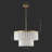 4 - Light Dimmable Tiered Chandelier