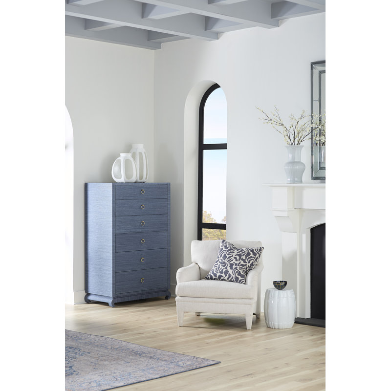 Ming 6 - Drawer Dresser, Chiffon White
