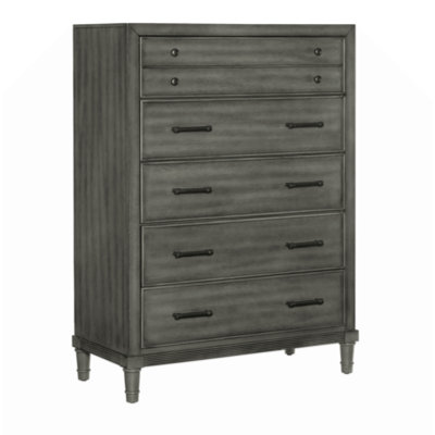 Modern Transitional Style Bedroom Furniture 1Pc Chest Of 5 Drawers