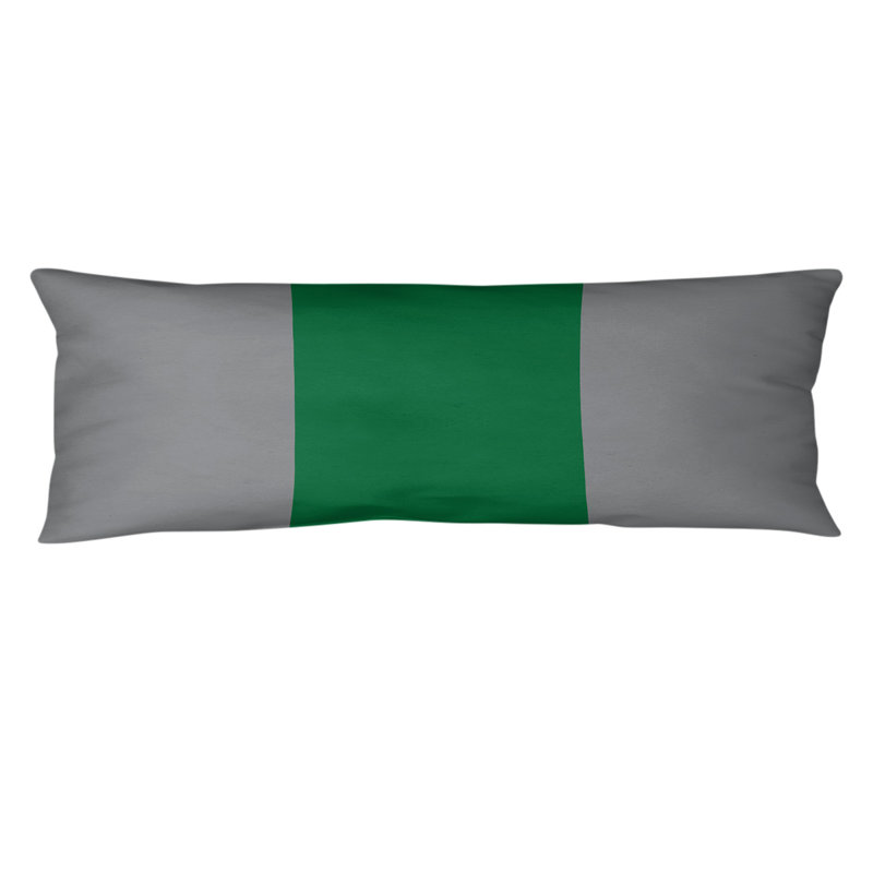 Polyester Medium Pillow, Silver and Green, Philadelphia Football