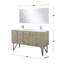 Ensemble de meuble-lavabo double 60 po x P 20 po Lancy-113278186
