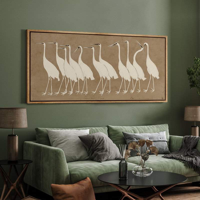 Reproduction d'art sur toile encadrée, H 30 po x l 60 po, Naturel
