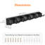 Broom Mop Holder Wall Mounted,Heavy Duty Broom Storage With 5 Slot 6 Hooks, Utility Room Storage Solutions For Broom Cupboard Kitchen Bathroom Garage And Garden Tool Organiser, 2 Pack, Black-1716479624