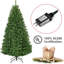 Sapin de Noël artificiel vert pin-81339538