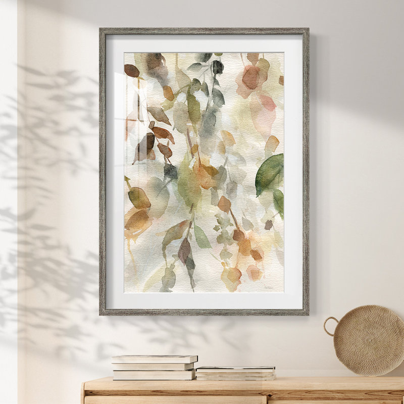 Neutral Spring II -Gallery Wrapped Canvas, 25.5" H x 17.5" W, Distressed