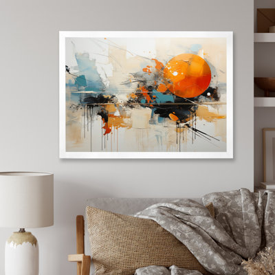 Teal Orange Bold Energy III - Dams Canvas Prints