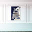 Pensées bleues profondes - Impression sur toile-51240091-51240098