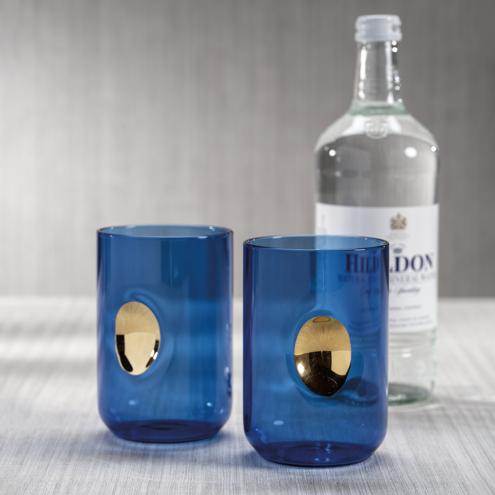 Eastpoint Drinking Glass, Cobalt Blue