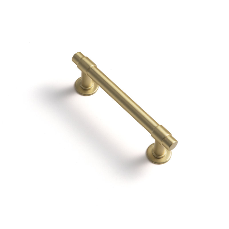 3" Center Bar Pull Multipack, Light Brushed Brass