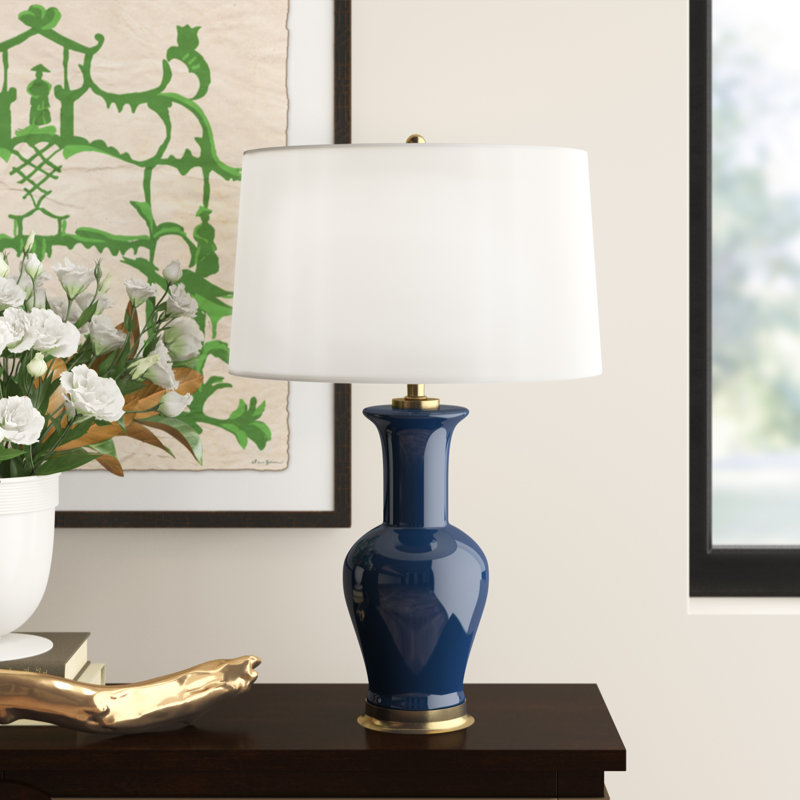 Table Lamp, Navy Blue