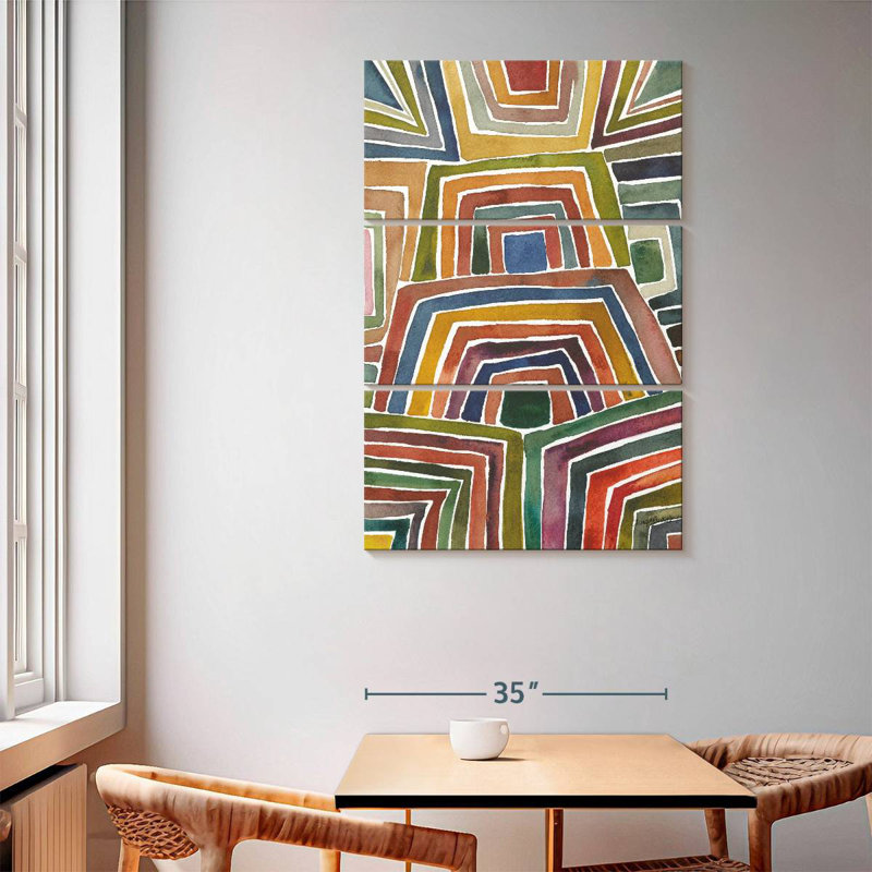 Avery Stripes II, 65" H x 42" W