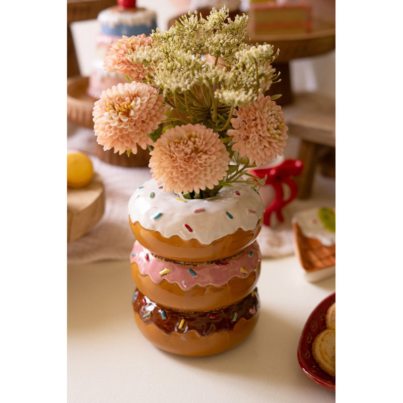  Vase en céramique empilable Donut