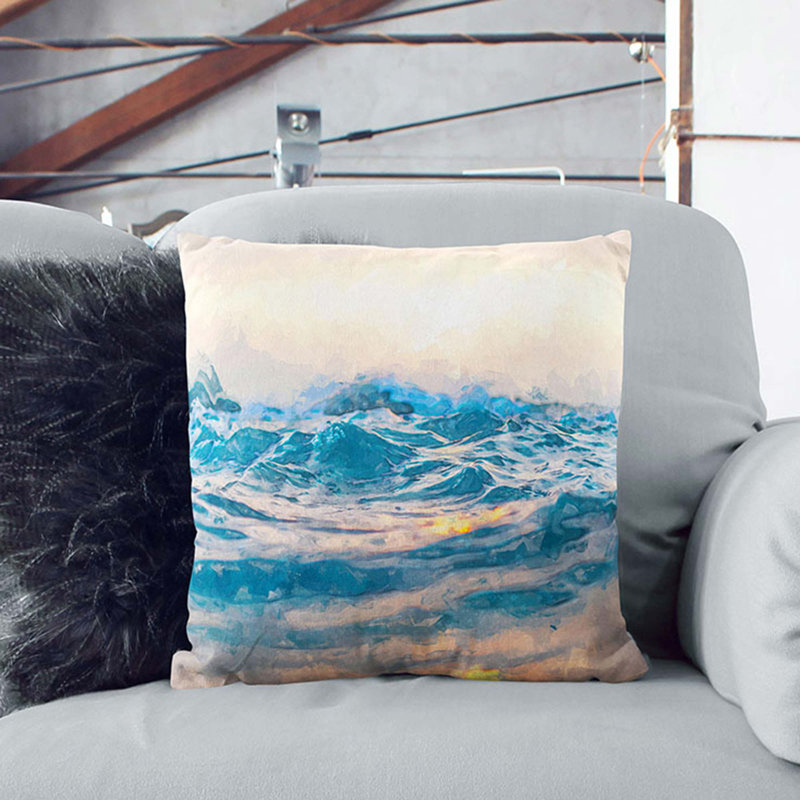 Square Cushion, 40cm H x 40cm W x 15cm D