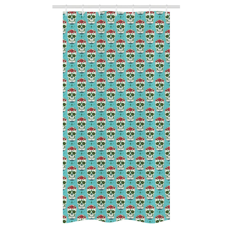Rupelmonde Shower Curtain with Hooks Included, 72" H x 36" W