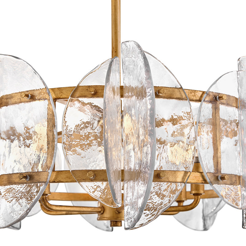 Seraphina Chandelier, 10" H x 28.25" W x 28.25" D, 6