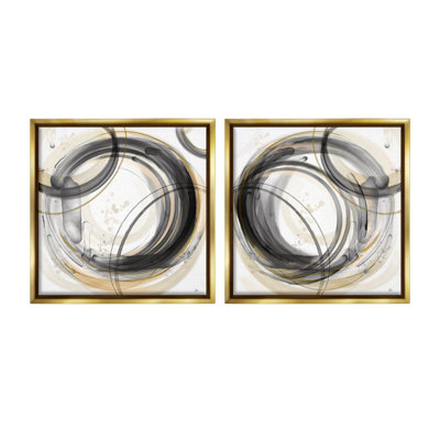 "Motif de cercles concentriques" par Nan 2 - Pièces sur toile
