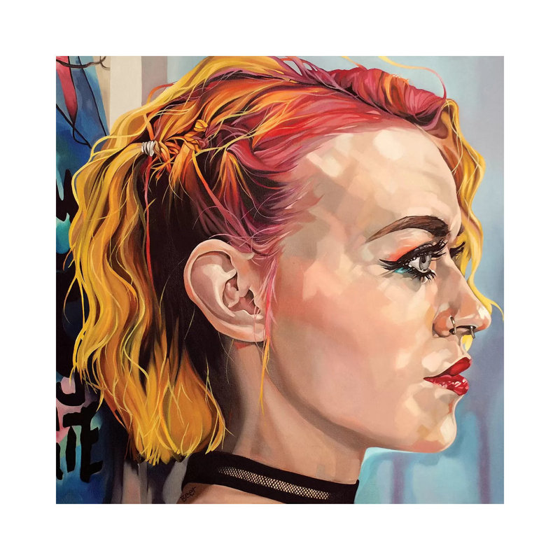 Bronach In Full Colour by Jo Beer - Wrapped Canvas Print, 30.48 cm H x 30.48 cm W