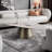 Simple creative rock plate coffee table