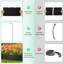15 cm H x 30 cm W Plastic Lawn Edging Fencing