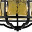 Lustre tambour 6 lumières à abat-jour Susank