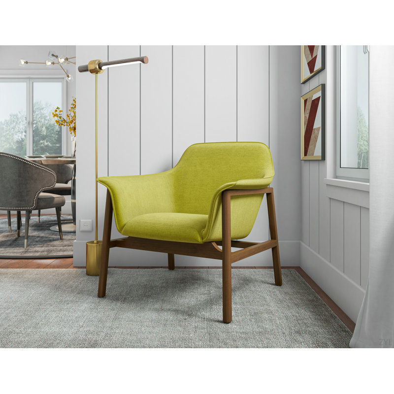 Fauteuil d'appoint en lin Miller