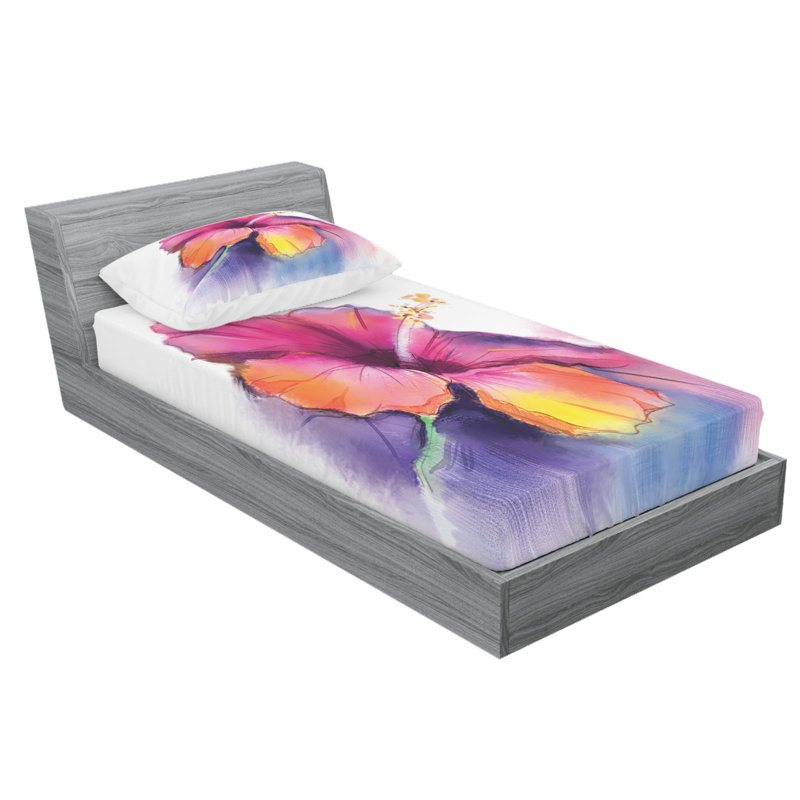 Microfiber Sheet Set, Twin Sheet Set with Fitted Sheet