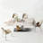 Modern Rectangular Rock Slab Dining Table Sets-103837780