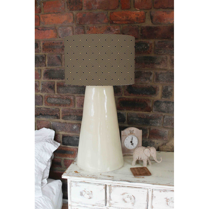 Cotton Drum Lamp Shade ( Uno ), 25cm H x 40cm W x 40cm D