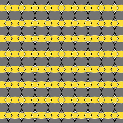 " Retro Stripe In Lemon " by Lisa Argyropoulos