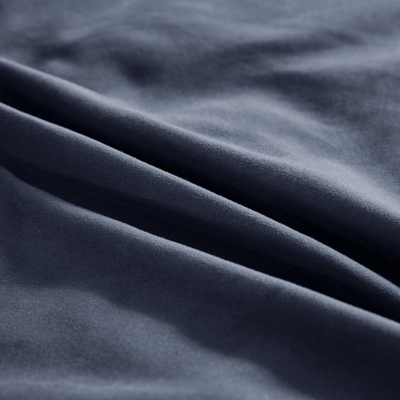 Solid Microfiber Duvet Cover Set - Simple Style Bedding Set For All Season, Full/Queen Duvet Cover + 2 Standard Shams