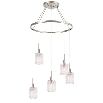 Rosendahl 5 - Light Wagon Wheel Chandelier